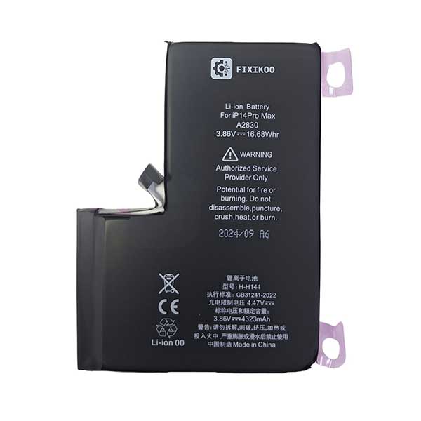 14-pro-max باتری ایفون 14 PRO MAX تقویت شده برند Fixikoo